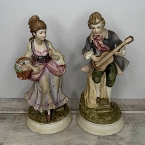 Vintage Set Andrea By Sadek Victorian Figures #6414 EUC